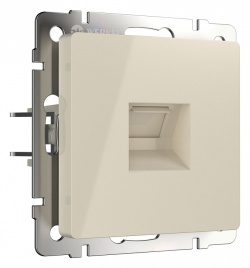Розетка телефонная RJ-11 без рамки Werkel слоновая кость W1182003 в интернет-магазине "Галерея света"