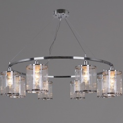 Подвесная люстра ILLUMICO  IL1182-8P-79 CR в интернет-магазине "Галерея света"