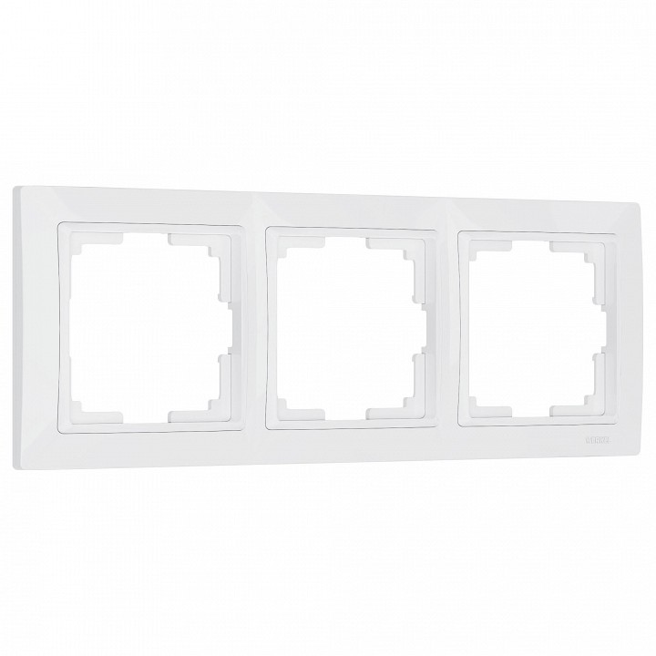 Рамка на 3 поста Werkel Snabb basic (белый) W0032001 в интернет-магазине "Галерея света"