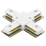 Соединитель с токопроводом X-образный для треков Lightstar Barra 502146 в интернет-магазине "Галерея света"