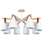 Люстра на штанге Arte Lamp Thomas A7032PL-8WH в интернет-магазине "Галерея света"