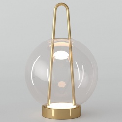 Настольная лампа декоративная Eurosvet Frasco 80507/1 латунь в интернет-магазине "Галерея света"