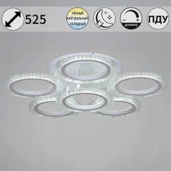 Потолочная люстра 09812-3.3-06A WH в интернет-магазине "Галерея света"