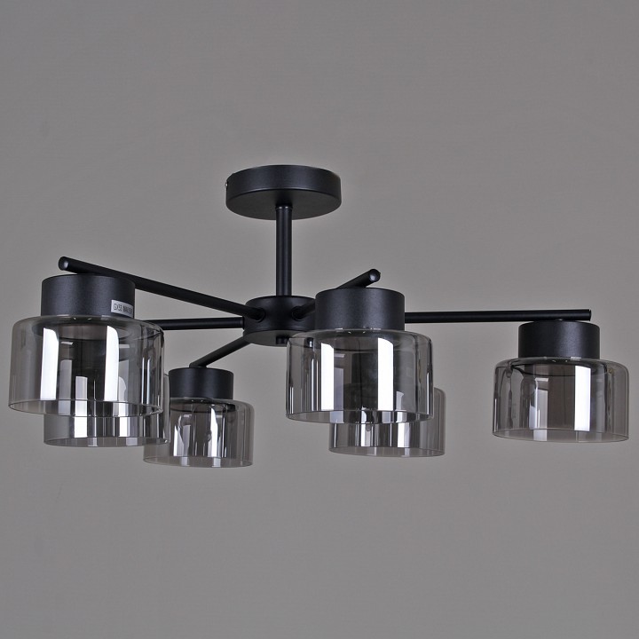 Люстра на штанге 47010-0.3-06 BK в интернет-магазине "Галерея света"