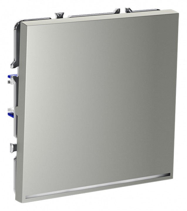 Выключатель проходной одноклавишный с подсветкой без рамки Voltum S70 VLS010405 в интернет-магазине "Галерея света"