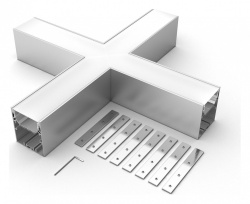 Соединитель угловой X-образный накладной Arlight S-LUX 030143 в интернет-магазине "Галерея света"