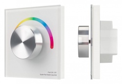 Панель-регулятора цвета RGB роторный встраиваемый Arlight SMART 033764 в интернет-магазине "Галерея света"