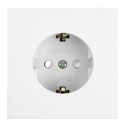 Розетка с заземлением и со шторкой Stekker Мия 50440 в интернет-магазине "Галерея света"