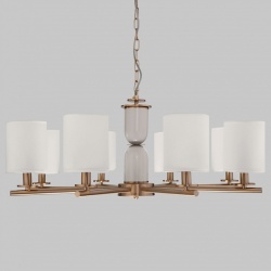 Подвесная люстра Eurosvet Caprera 60146/8 латунь в интернет-магазине "Галерея света"