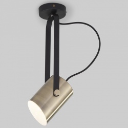 Светильник на штанге Eurosvet Italio 20092/1 черный/античная бронза в интернет-магазине "Галерея света"