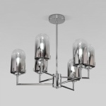 Люстра на штанге Eurosvet Pluto 60156/6 хром в интернет-магазине "Галерея света"