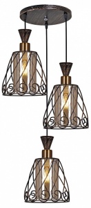 Подвесной светильник 03609-0.4-03 BK+GD в интернет-магазине "Галерея света"