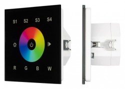 Панель-регулятора цвета RGBW сенсорный встраиваемый Arlight INTELLIGENT 037199 в интернет-магазине "Галерея света"