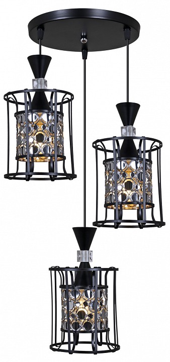 Подвесной светильник 05362-0.9-03 BK+CH в интернет-магазине "Галерея света"