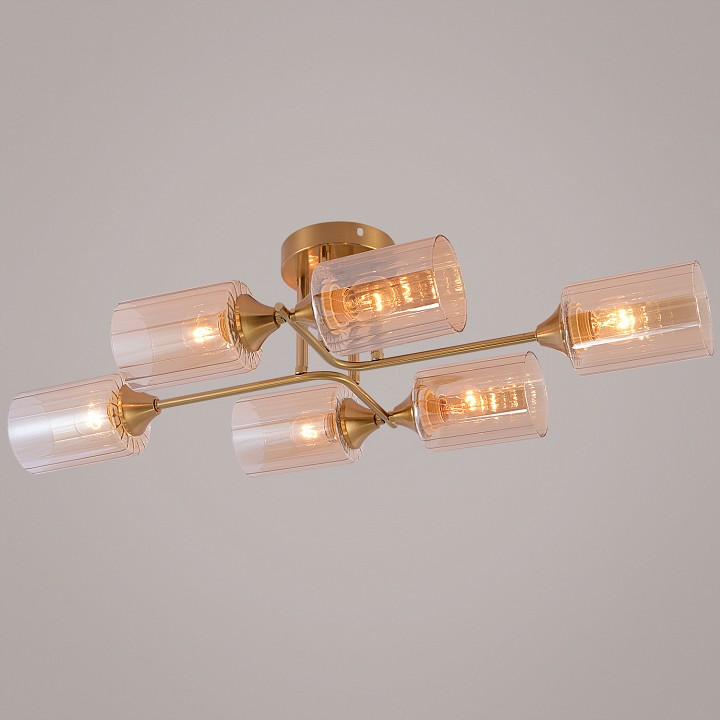 Люстра на штанге  19610-0.3-06 COPPER в интернет-магазине "Галерея света"