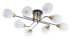 Потолочная люстра Arte Lamp Andrea A8141PL-8BK в интернет-магазине "Галерея света"