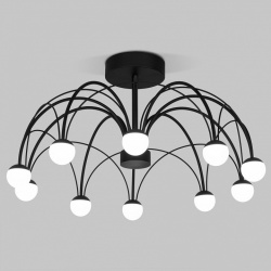 Люстра на штанге Eurosvet Ragno 90035/10 LED черный в интернет-магазине "Галерея света"