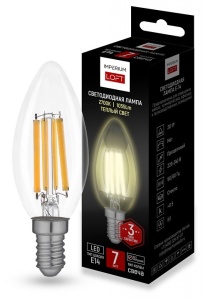 Лампа светодиодная Imperiumloft Lf-254 E14 7Вт 2700K 243956-26 в интернет-магазине "Галерея света"