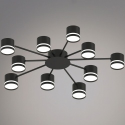 Потолочная люстра 06730-0.3-10 GX53 BK в интернет-магазине "Галерея света"