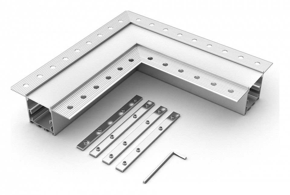 Соединитель угловой L-образный накладной Arlight S-LUX 30097 в интернет-магазине "Галерея света"