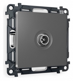 ТВ-розетка проходная без рамки Ambrella Volt ALFA MA663030 в интернет-магазине "Галерея света"