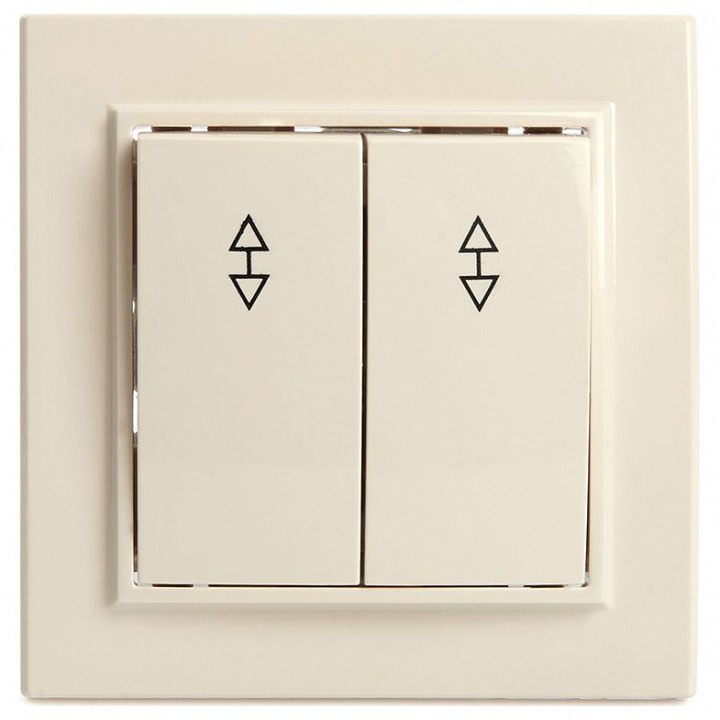 Переключатель двухклавишный Stekker Эрна 39920 в интернет-магазине "Галерея света"