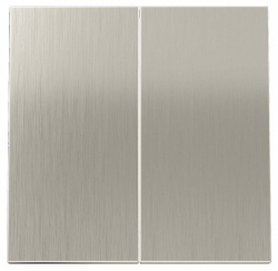 Клавиши для выключателя двухклавишного Voltum S70 METAL VLSM000311 в интернет-магазине "Галерея света"