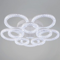 Люстра на штанге  09847-0.3-5+5A WH в интернет-магазине "Галерея света"