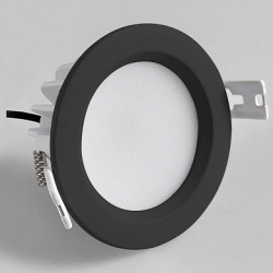 Встраиваемый светильник Italline IT08 IT08-8018 black 3000K в интернет-магазине "Галерея света"