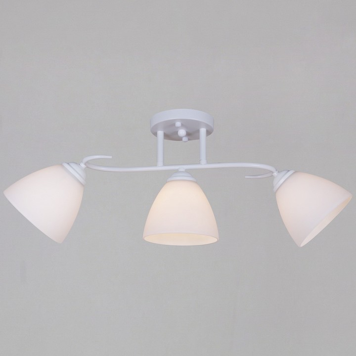 Люстра на штанге  44560-0.3-03 WH в интернет-магазине "Галерея света"