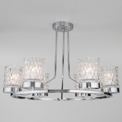 Люстра на штанге Eurosvet Calle 60127/6 хром в интернет-магазине "Галерея света"