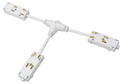 Токопровод T-образный центральный Denkirs SMART UNI TR2115-WH в интернет-магазине "Галерея света"