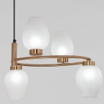 Подвесная люстра Eurosvet Alva 30183/4 латунь в интернет-магазине "Галерея света"