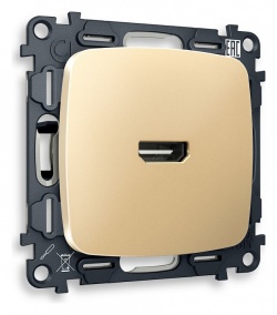 Розетка HDMI без рамки Ambrella Volt OMEGA MO614010 в интернет-магазине "Галерея света"