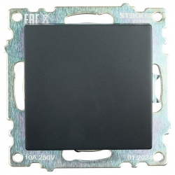 Переключатель одноклавишный без рамки Stekker Катрин 39604 в интернет-магазине "Галерея света"