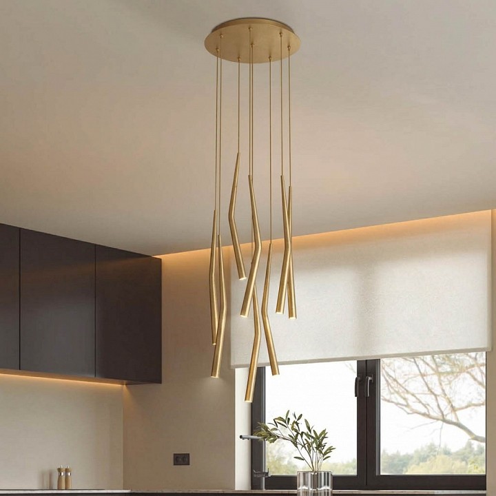 Подвесная люстра Mantra Boomerang 9368+9245 (8L) в интернет-магазине "Галерея света"