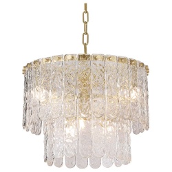 Подвесная люстра Newport DAISY 8370/30 C brass в интернет-магазине "Галерея света"