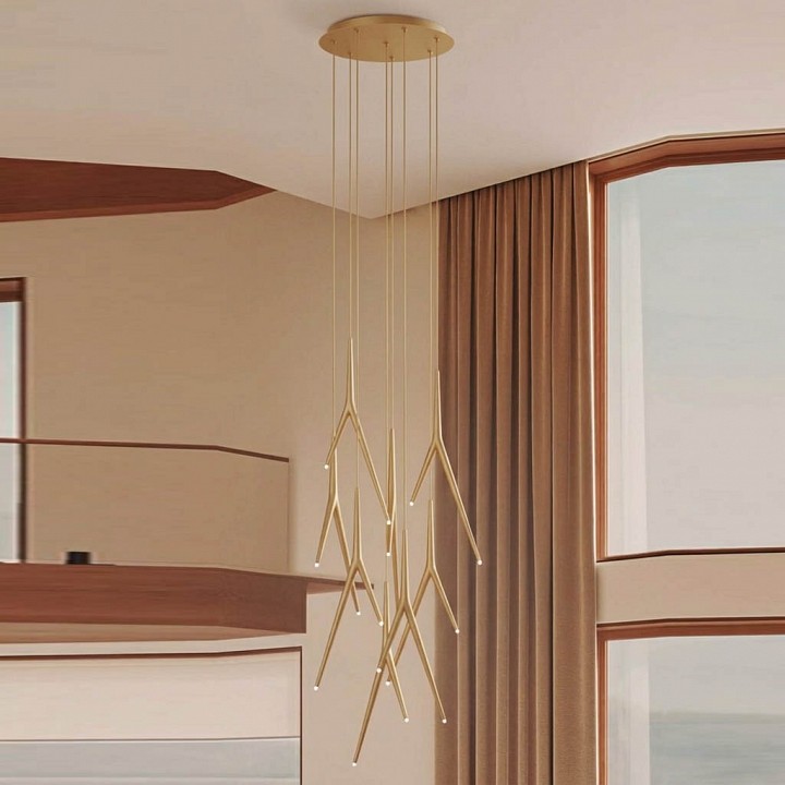 Подвесная люстра Mantra Arrecife 9368+9229 (8L) в интернет-магазине "Галерея света"