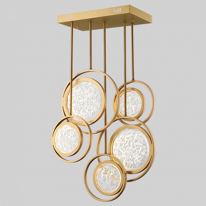 Люстра на штанге Imperiumloft Мун lighting collection L60 CAMEO01 в интернет-магазине "Галерея света"