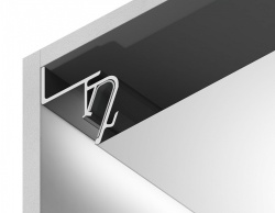 Профиль для контурной подсветки натяжного потолка Ambrella Light GP GP4100BK в интернет-магазине "Галерея света"