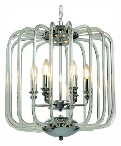 Подвесная люстра iLamp Mono P2481-6 CR в интернет-магазине "Галерея света"