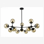 Люстра на штанге Arte Lamp Bolla A1664SP-12BK в интернет-магазине "Галерея света"