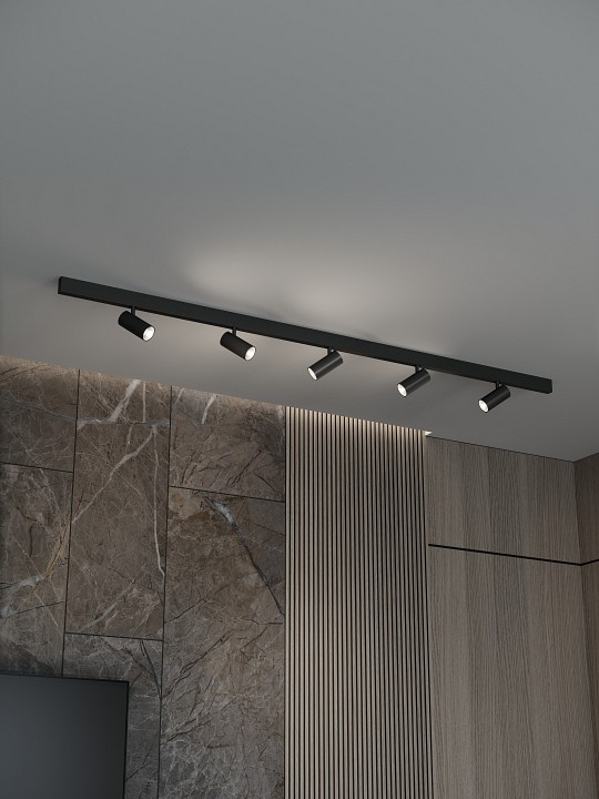 Комплект трековый Hesby Lighting ElDeko HSBL_kompl_E003_NI2B3K в интернет-магазине "Галерея света"