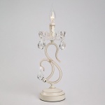 Настольная лампа декоративная Eurosvet Etna 12205/1T белый Strotskis в интернет-магазине "Галерея света"