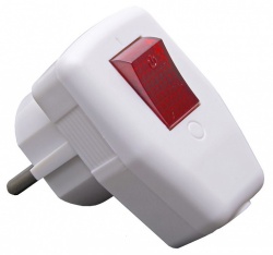 Вилка угловая с заземлением Stekker  39004 в интернет-магазине "Галерея света"