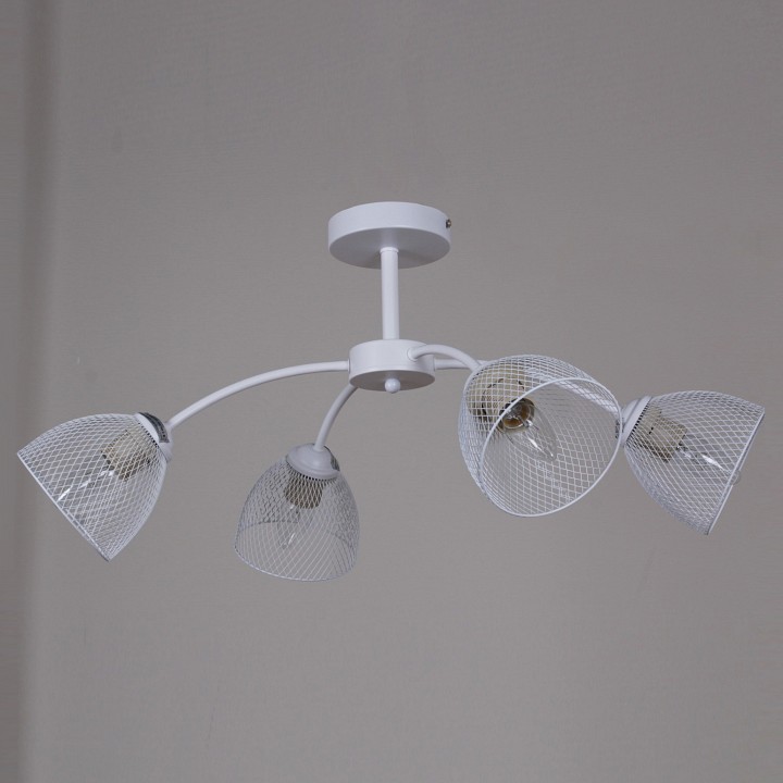 Люстра на штанге 01562-3.3-04B WH в интернет-магазине "Галерея света"