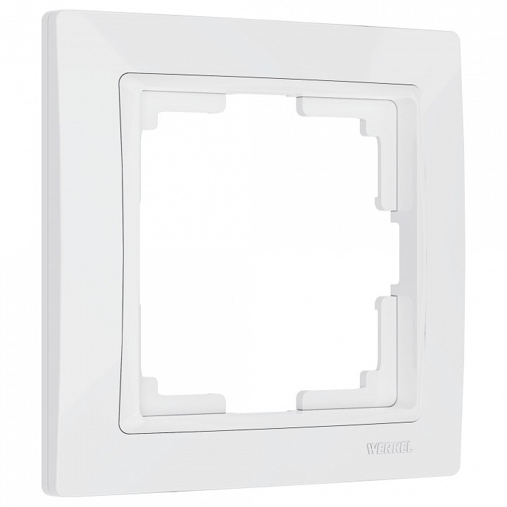 Рамка на 1 пост Werkel Snabb basic (белый) W0012001 в интернет-магазине "Галерея света"