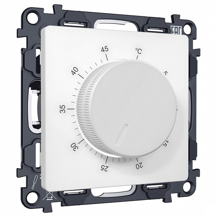 Терморегулятор электромеханический для теплого пола без рамки Ambrella Volt ALFA MA125710 в интернет-магазине "Галерея света"