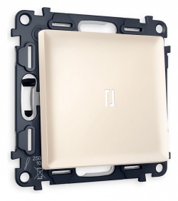 Выключатель проходной одноклавишный с подсветкой Ambrella Volt ALFA MA322035 в интернет-магазине "Галерея света"