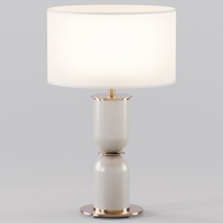 Настольная лампа декоративная Eurosvet Caprera 01153/1 латунь в интернет-магазине "Галерея света"